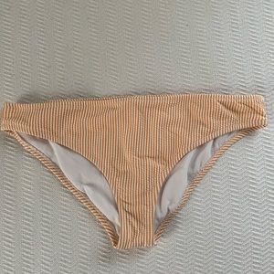 Orange searsucker bottoms